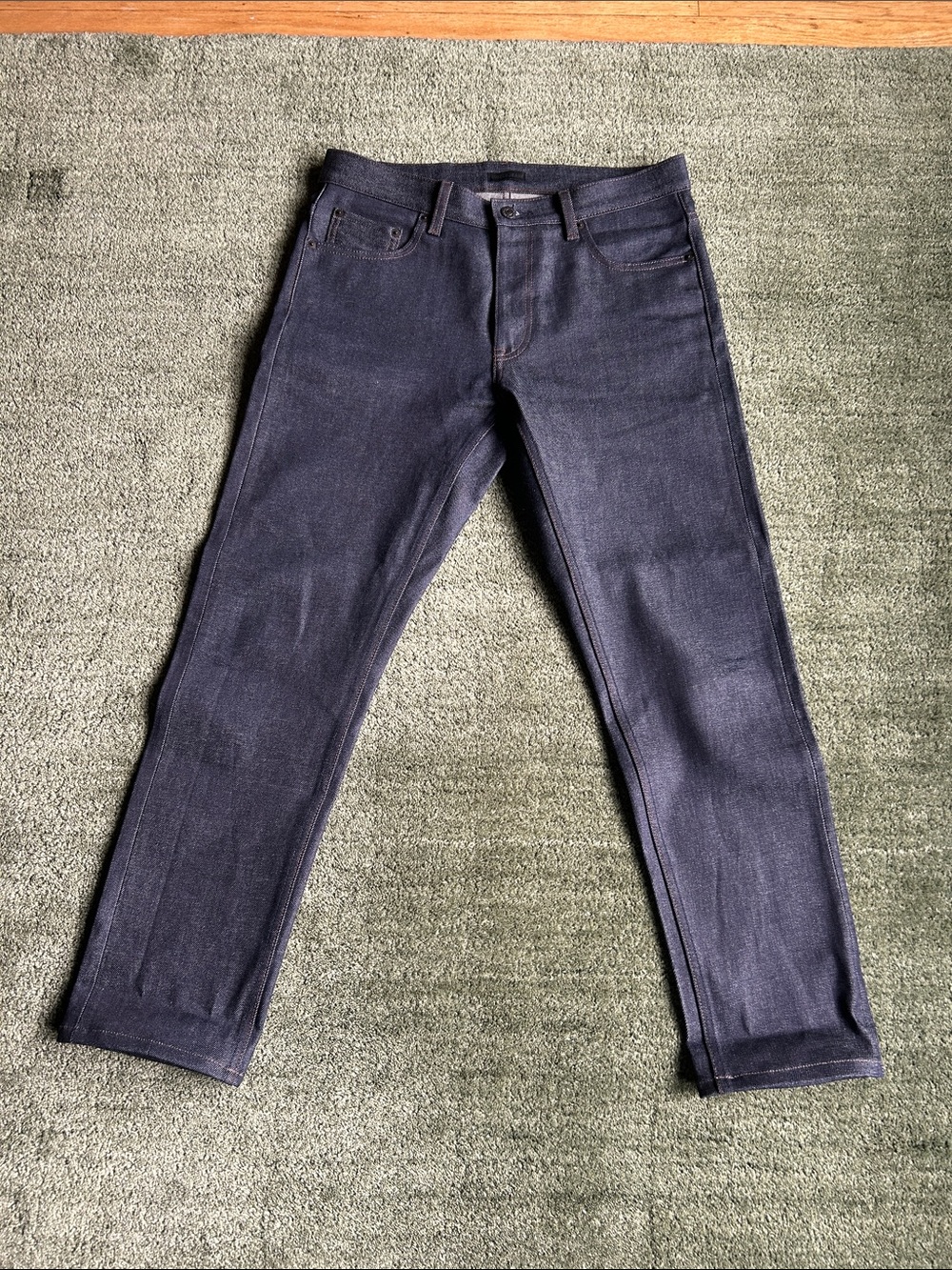 Uniqlo Selvedge Slim Straight Jeans